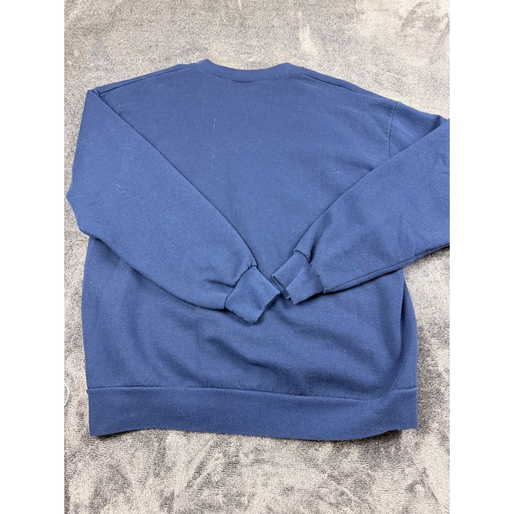 Vintage Jerzees Bulldogs Graphic Sweatshirt Navy Blue Crewneck Mens Large USA - Picture 6 of 6